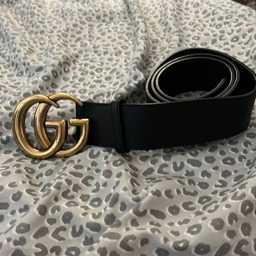 double g gucci belt